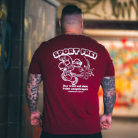 Popeye - der Hooligan T-Shirt - Burgundy